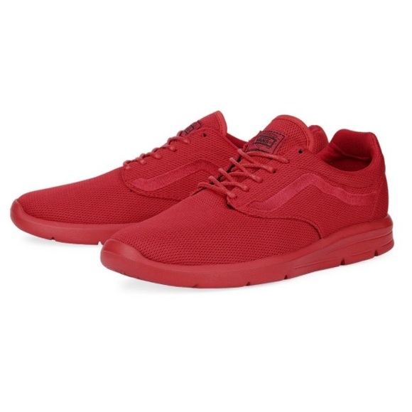 vans iso 1.5 mesh trainers in red